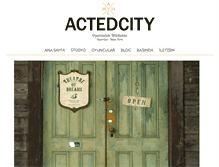 Tablet Screenshot of actedcity.com
